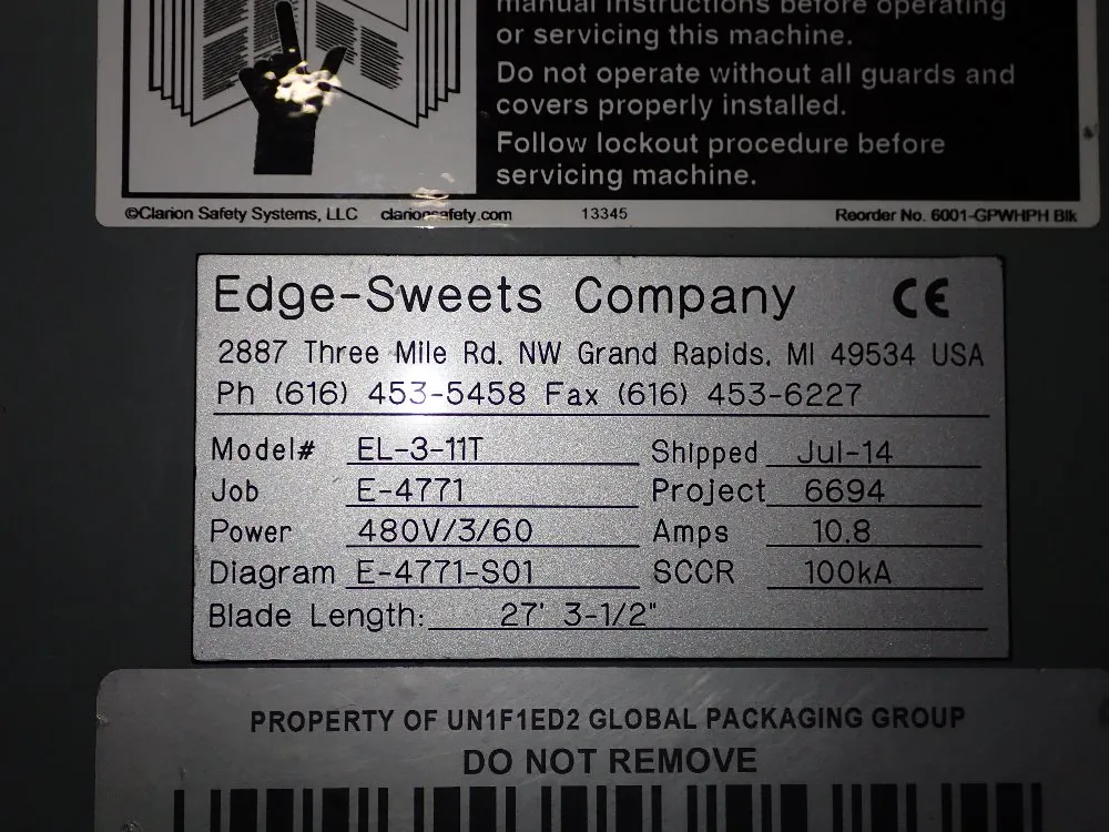 Edge Sweet Company 2014 Edge Sweet Company El311t Foam Saw