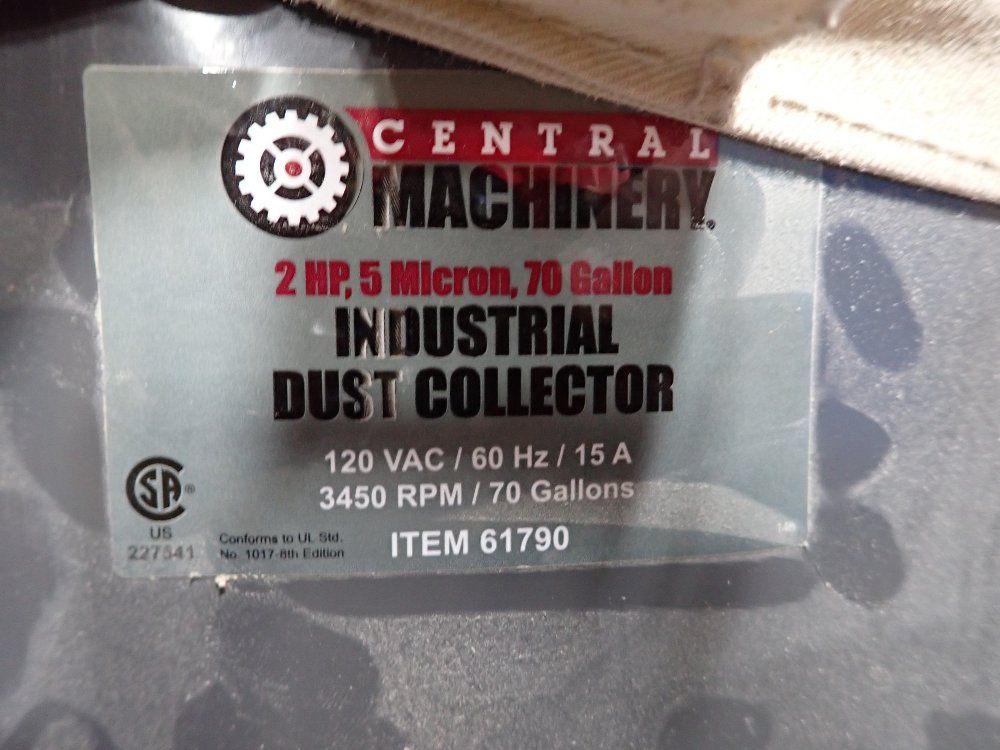 Central Machinery Dust Collector