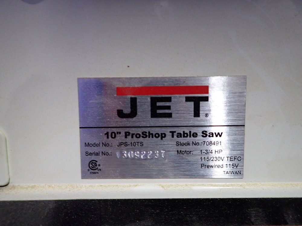 Jet Table Saw