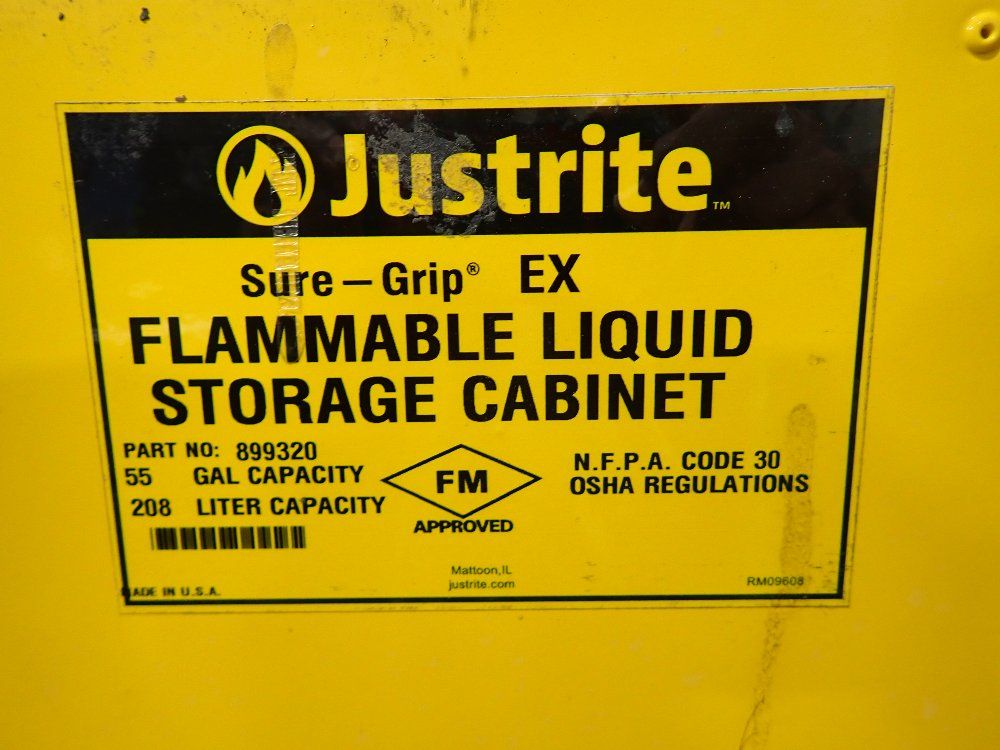 Justrite Flammable Liquid Storage Cabinet