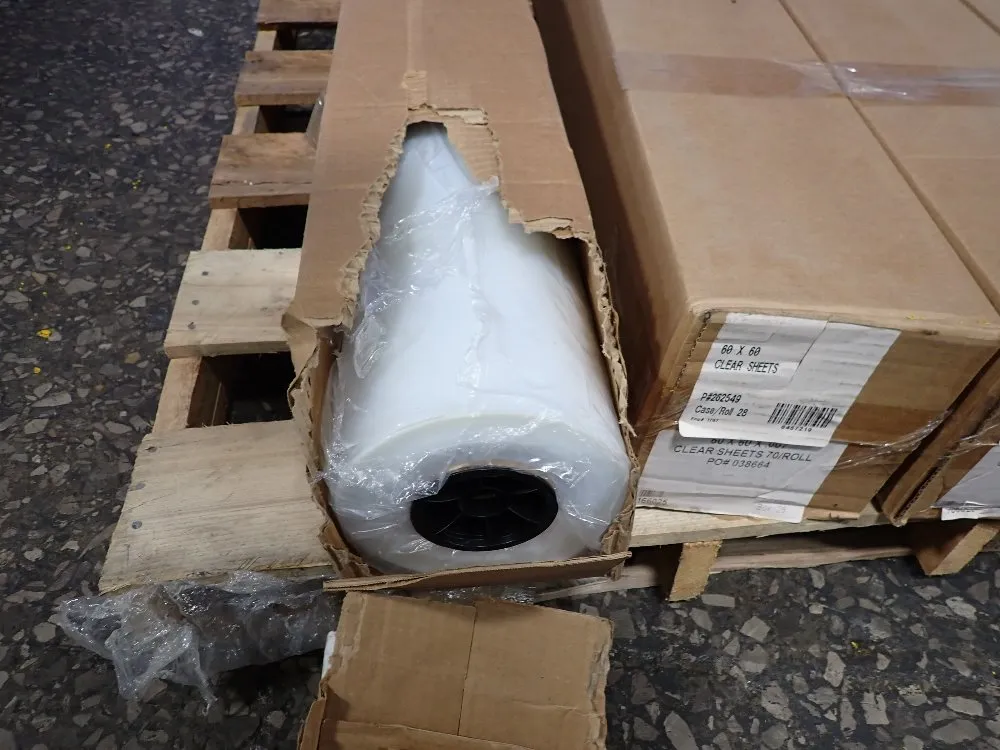 60" X 60" Clear Sheet Rolls