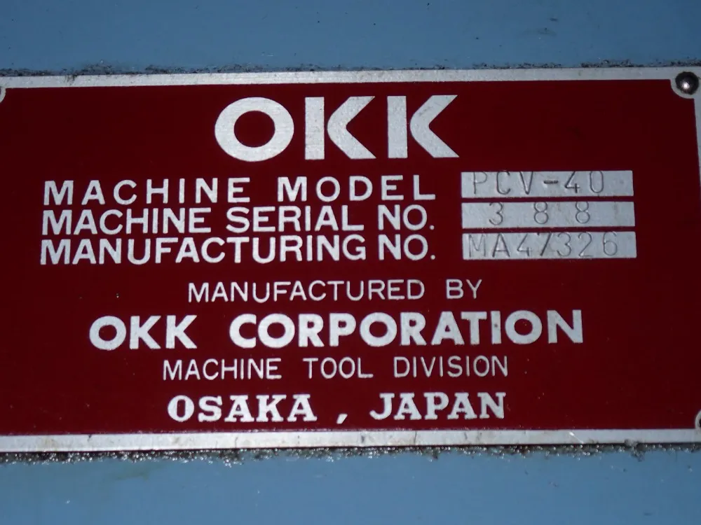 Okk Okk Pcv40ii Vmc