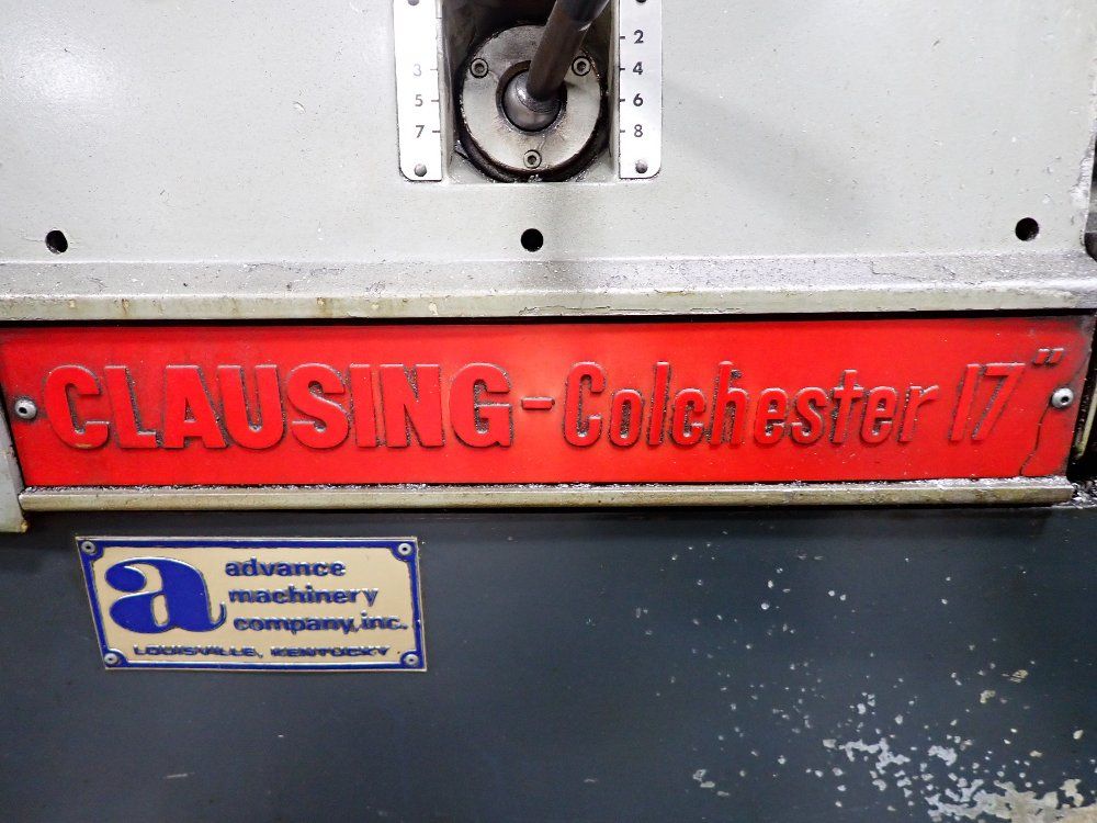 Clausing Clausing Colchester 17 Lathe