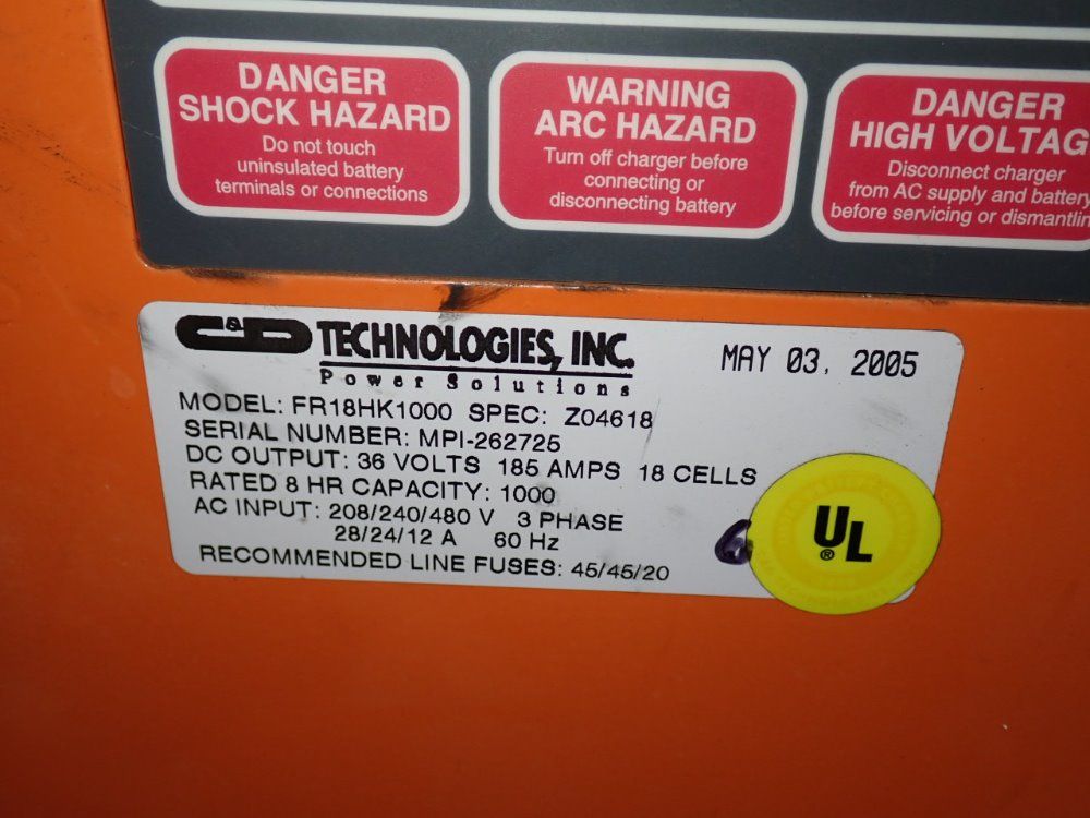 C  D Technologies Battery Charger