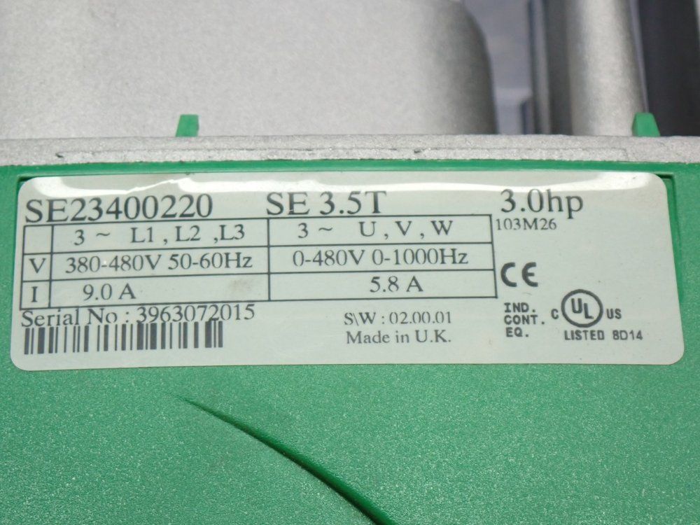 Control Techniques Variable Speed Drive