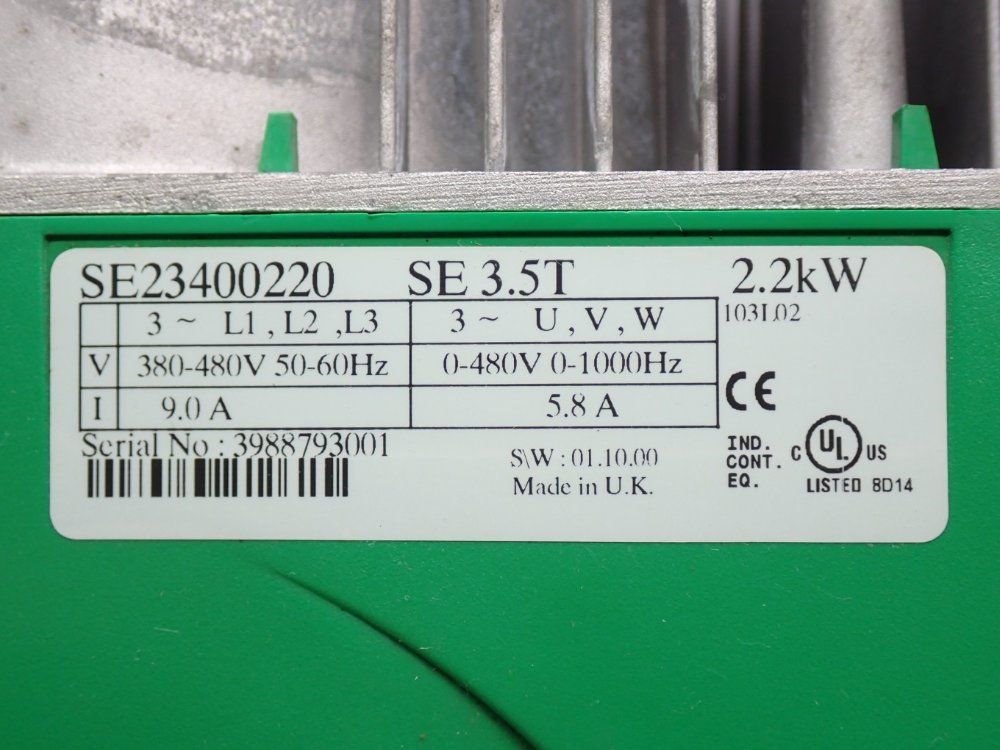 Control Techniques Variable Speed Drive