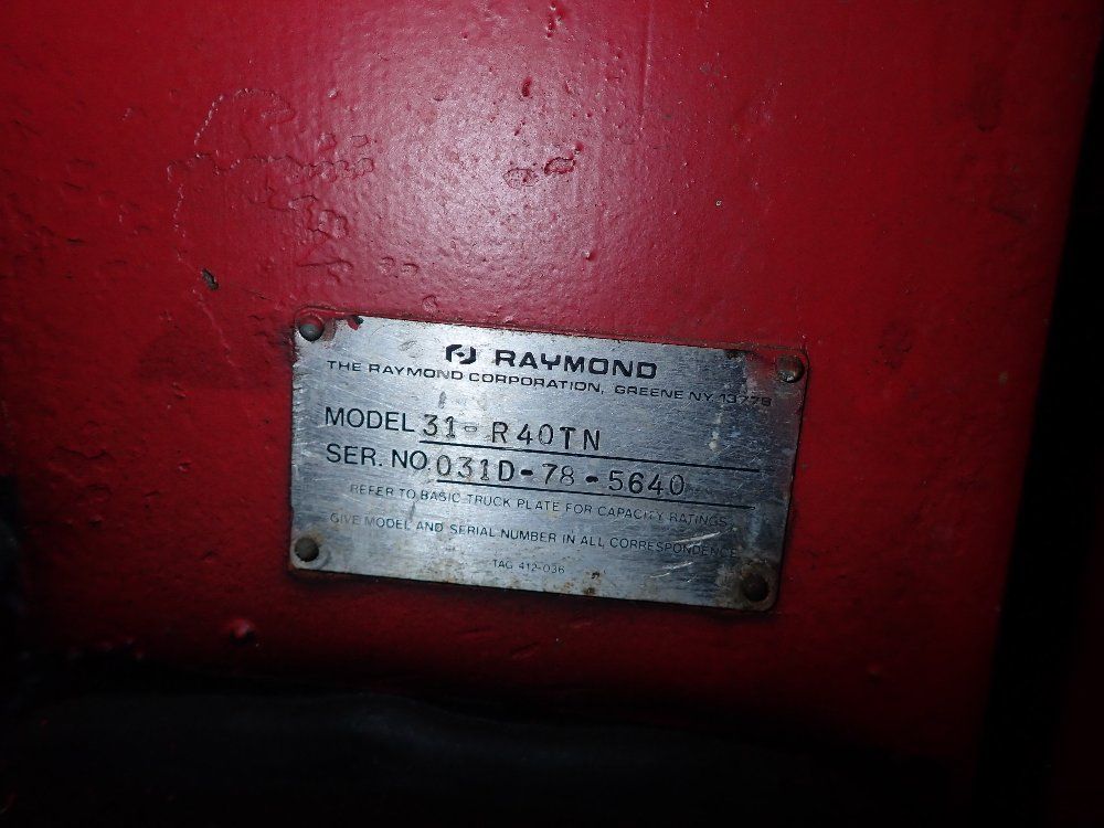 Raymond Raymond 31r40tn Electric Reach Battery Changing Lift