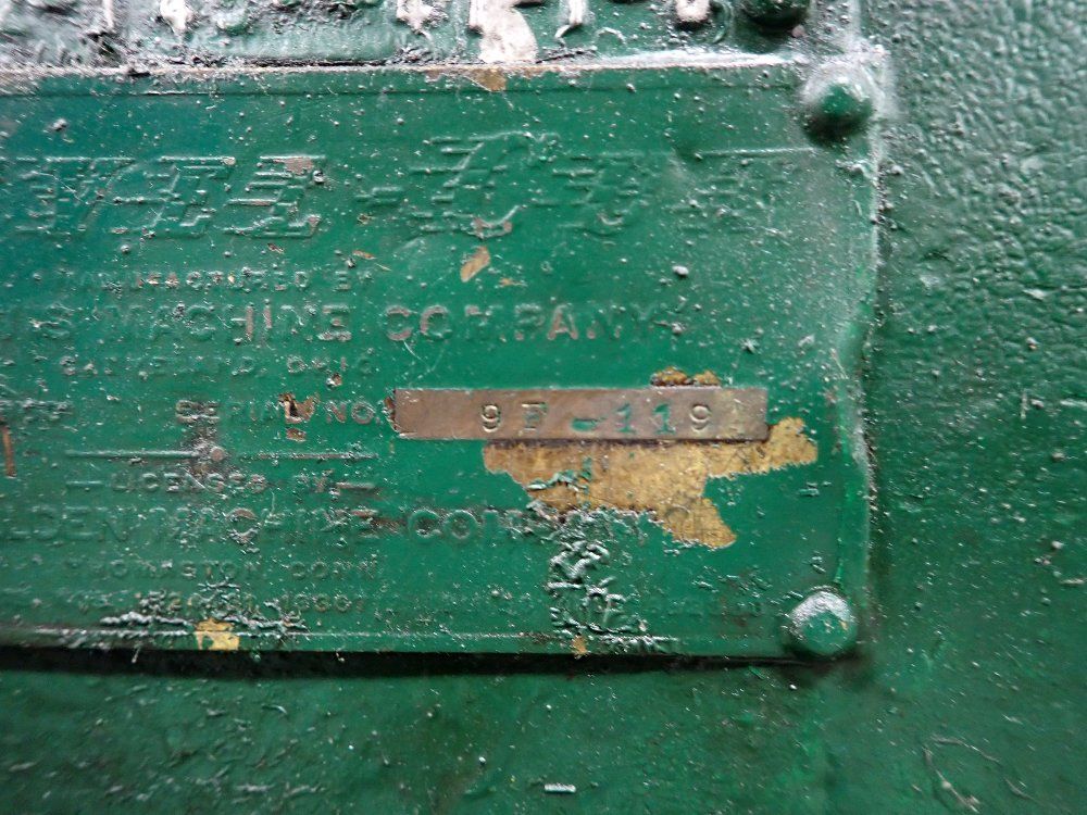 The Lewis Machine Co The Lewis Machine Co No 9f Straight And Cut Machine