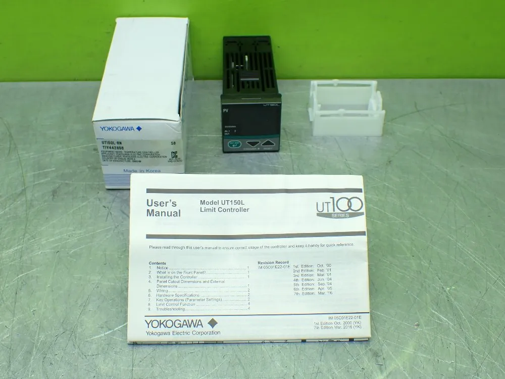 Yokogawa Temperature Limit Controller. - Ut150l-rn