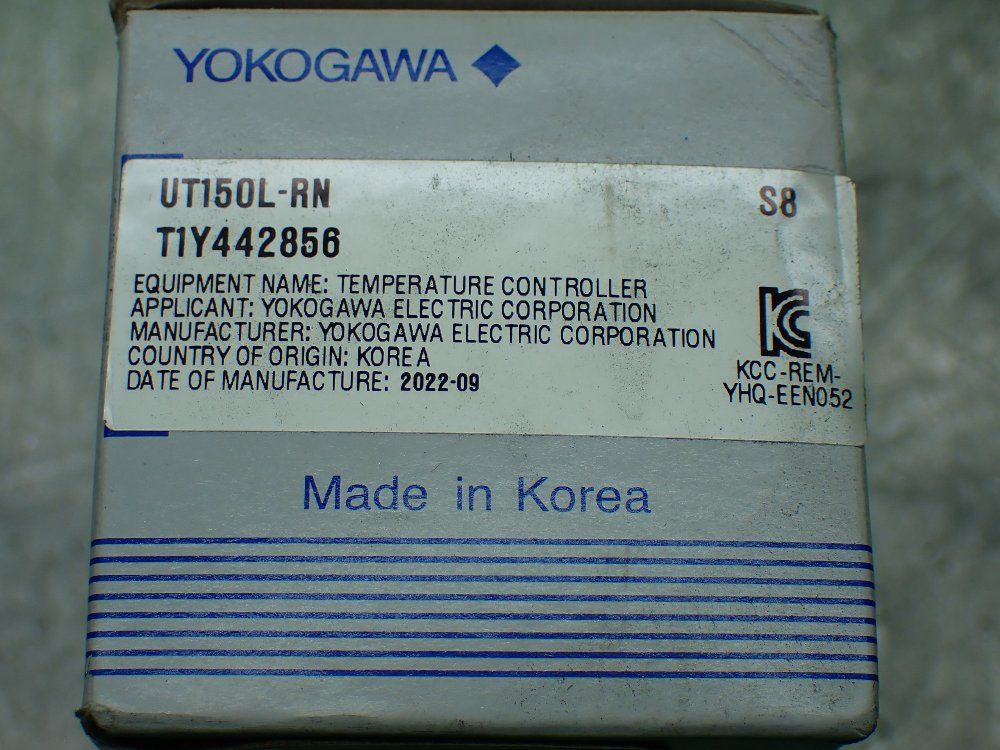 Yokogawa Temperature Limit Controller. - Ut150l-rn
