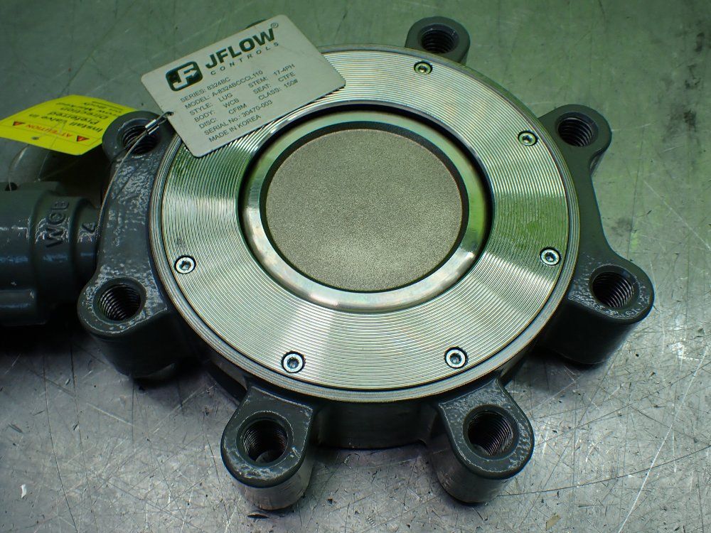 Jflow Controls Butterfly Valve. A-8324bcccl110 - 8324bc