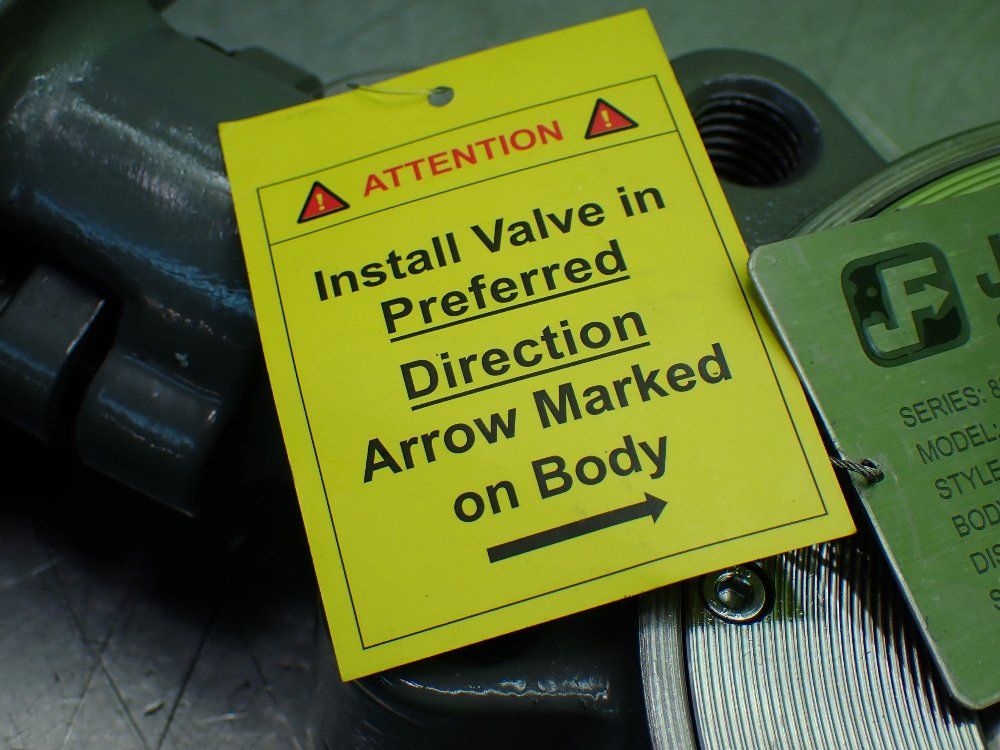 Jflow Controls Butterfly Valve. A-8324bcccl110 - 8324bc