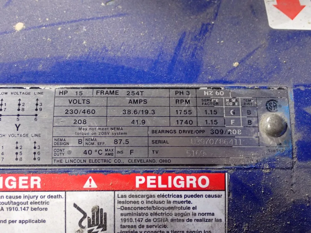 Quincy 15 Hp Mqt15st15hp Air Compressor - Mqt15st15hp