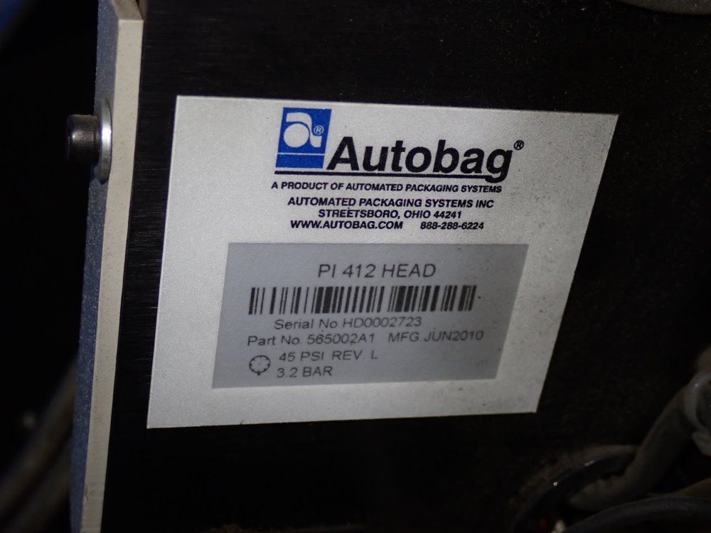 Autobag 2010 Autobag Ab180  Pi412c Automatic Bagger