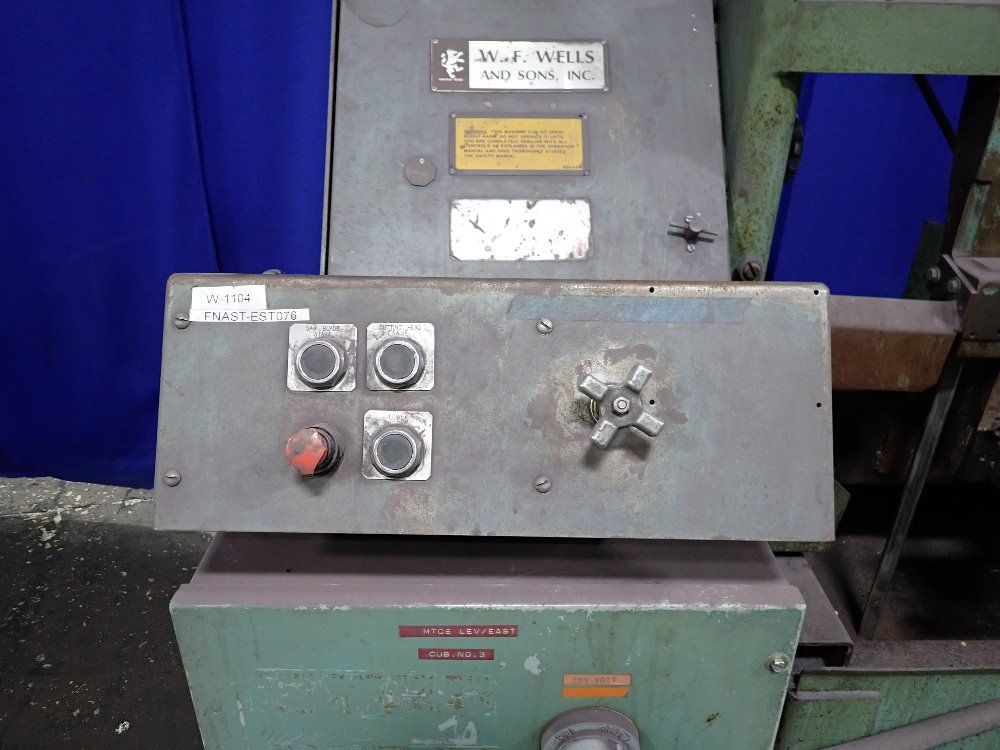 Wf Wells Wells W101 Horizontal Band Saw