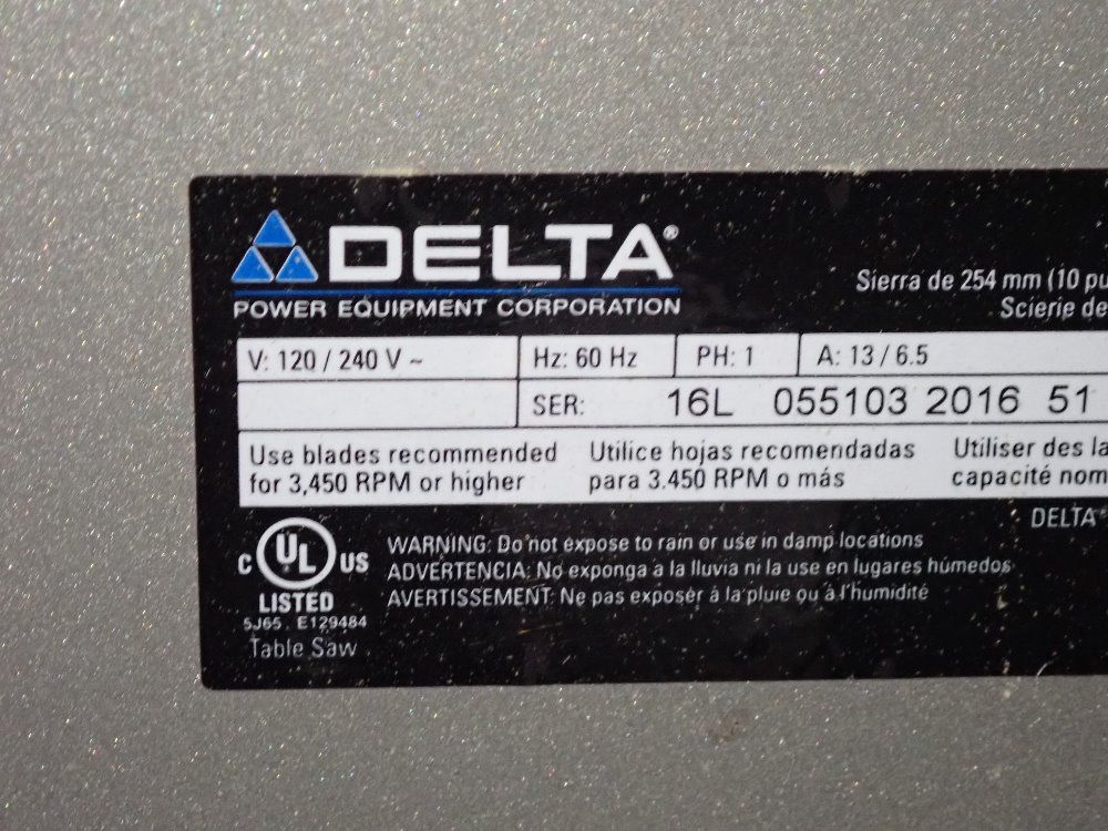 Delta Table Saw