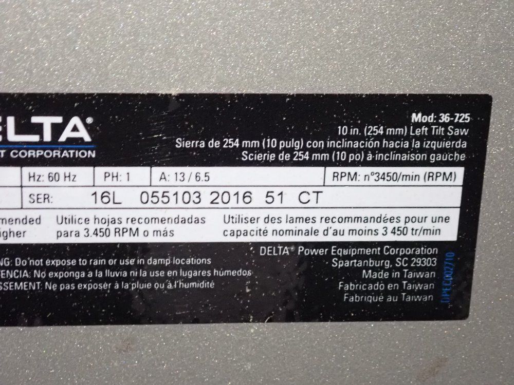 Delta Table Saw