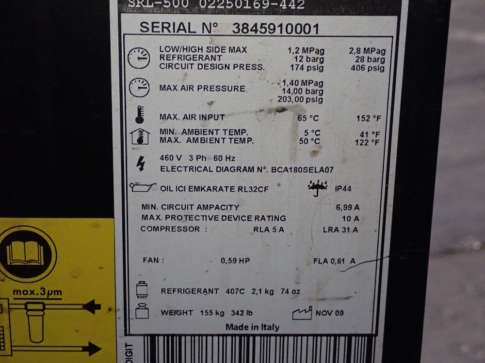 Sullair Air Dryer