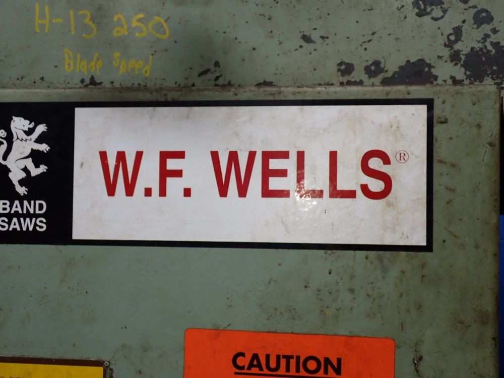 Wf Wells Horizontal Bandsaw