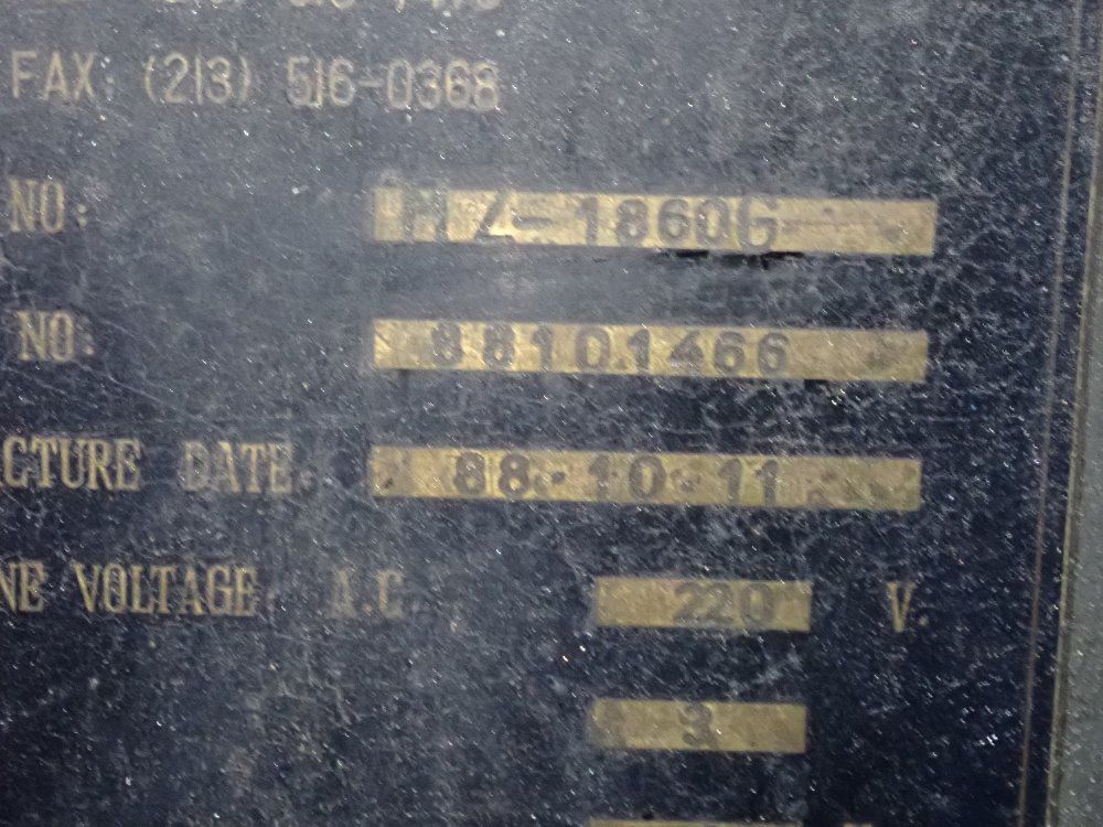 Mighty Turn 1988 Mighty Turn Mz1860g Gap Bed Lathe