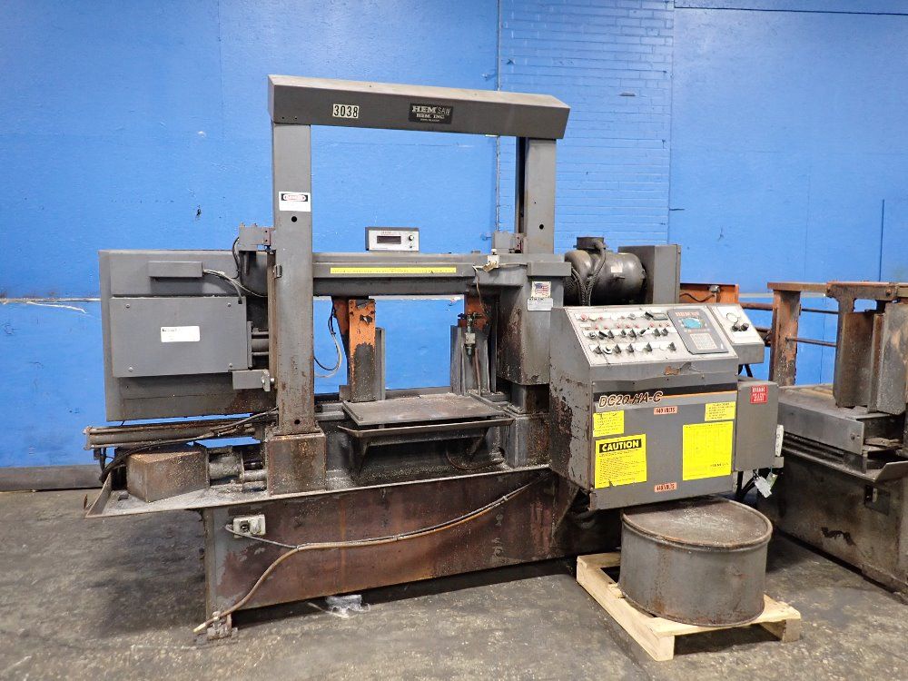 Hem Inc Hem Inc Dc20hac Horizontal Band Saw