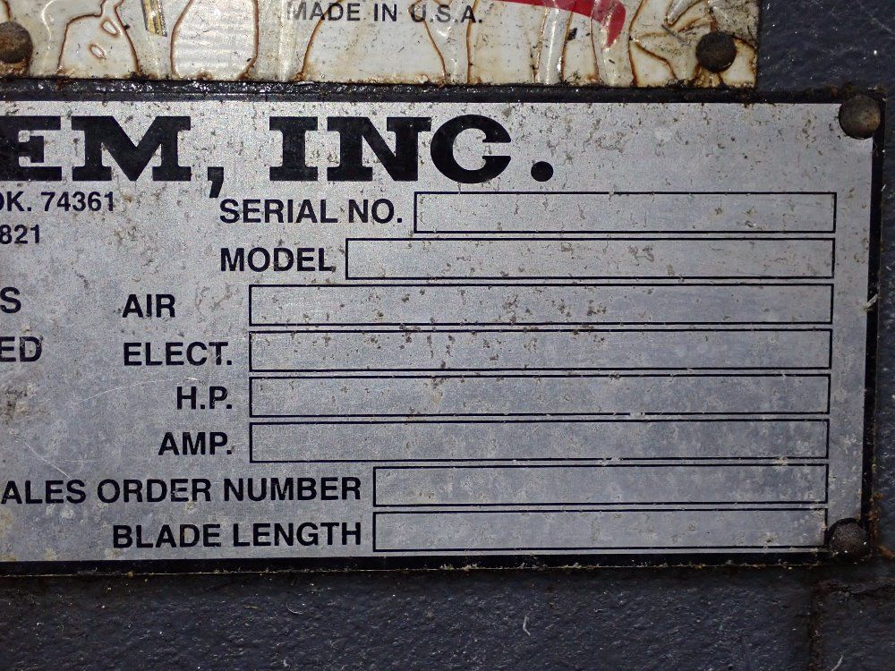 Hem Inc Hem Inc Dc20hac Horizontal Band Saw