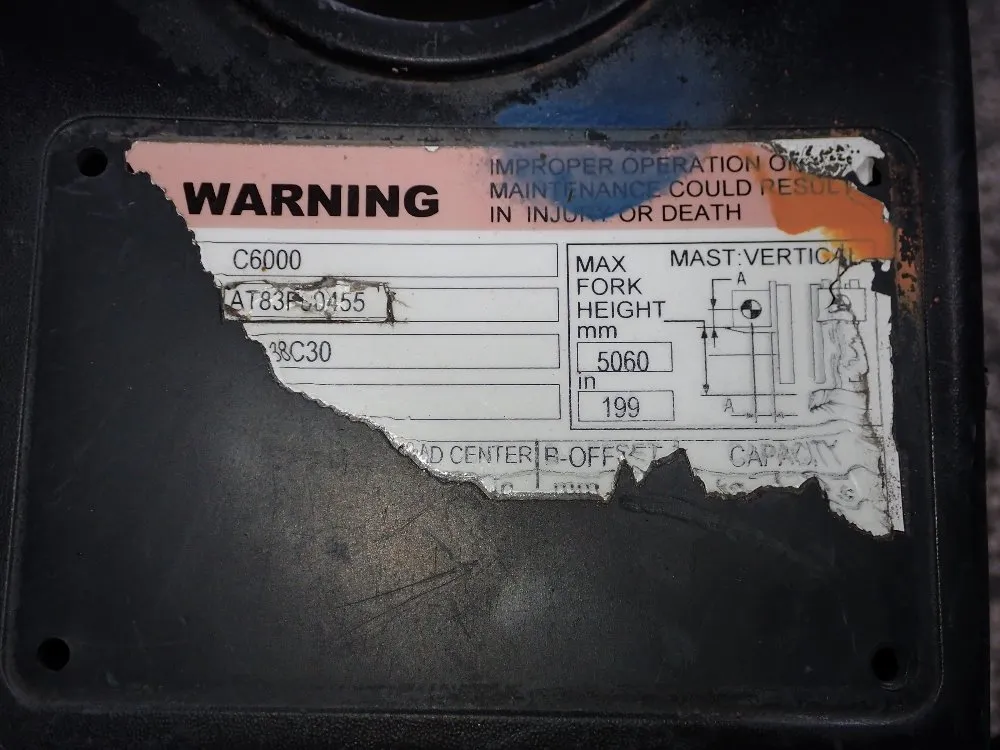 Caterpillar C6000 Propane Forklift - C6000