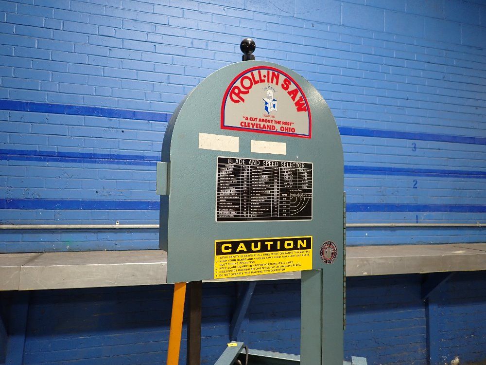 Roll In Saw 1999 Roll In Saw Ef1459 Vertical Band Saw