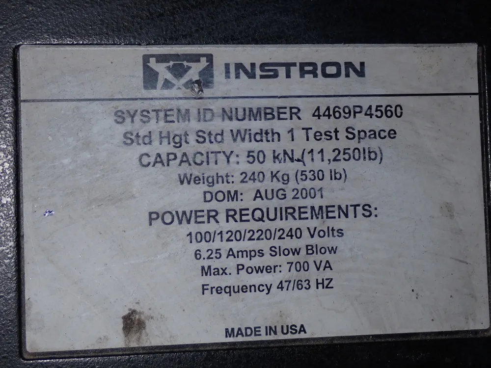 Instron Instron 4469 Universal Testing Machine