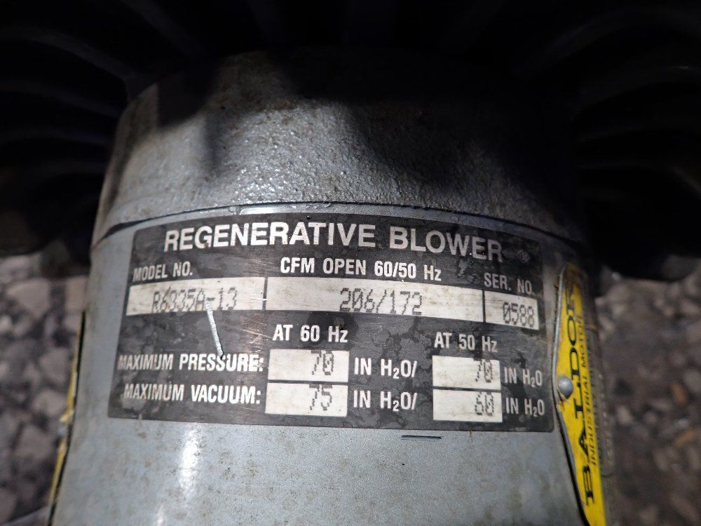 2.5/3.5 Hp Regenerative Blower - R6335a-13