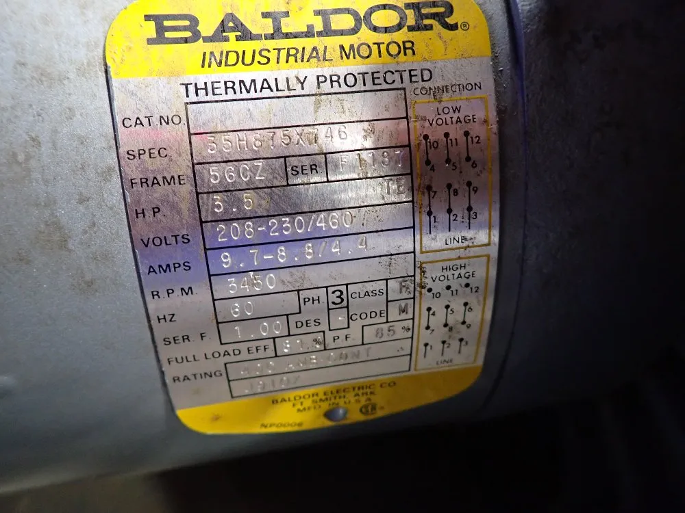 2.5/3.5 Hp Regenerative Blower - R6335a-13
