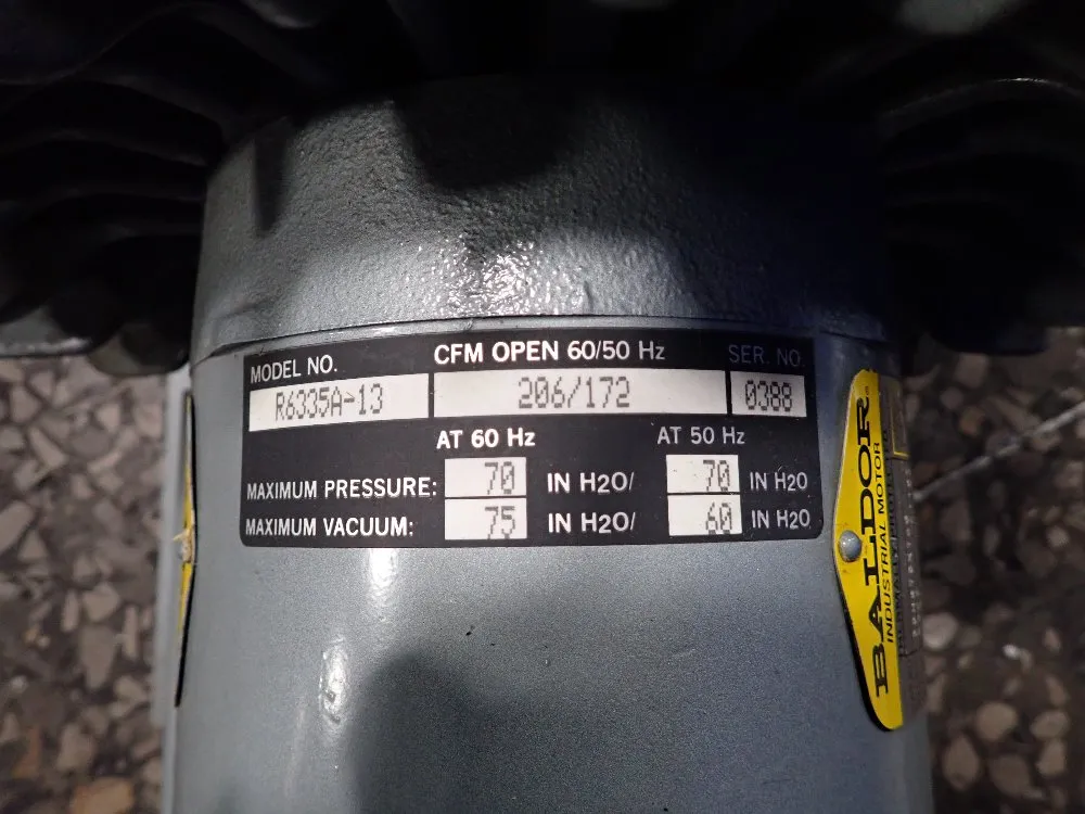 2.5/3.5 Hp Regenerative Blower - R6335a-13