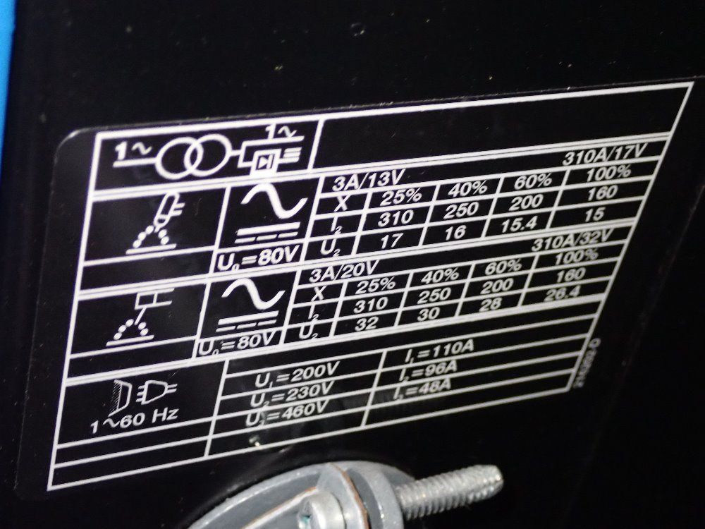 Miller 250 Amp Syncrowave 250 Dx Welder - Syncrowave 250 Dx