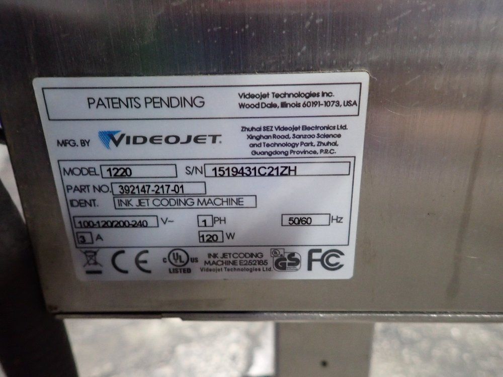 Videojet Ink Jet Coding Machine