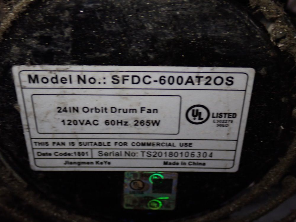 County Line 24" Barrel Fan - Sfdc-600at20s