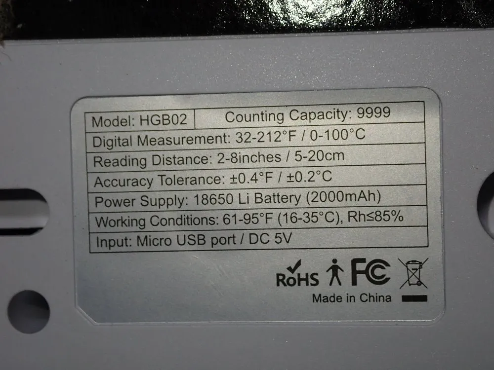 Dikang/ez Things Thermometers - Hgb02 / Hw-f7