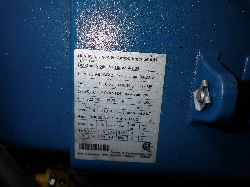 Demag Electric Chain Hoist