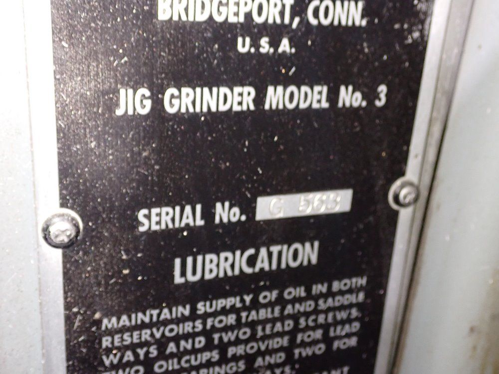 Moore Moore No3 Jig Grinder