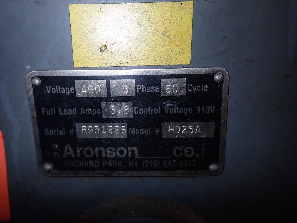 Aronson Aronson Hd25a Welding Positioner
