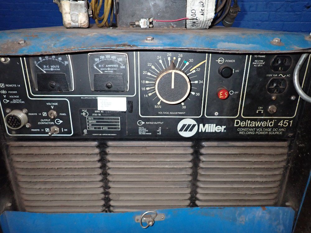 Miller 38v/480a Welder - Deltaweld 451
