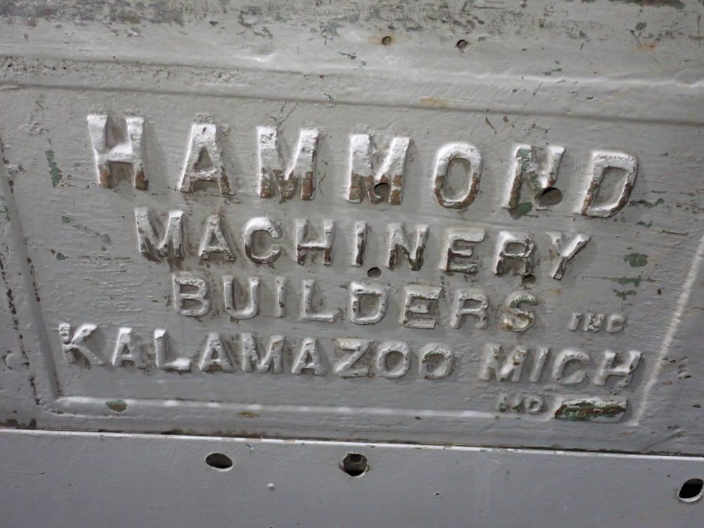 Hammond Machinery Builders Inc Polisher