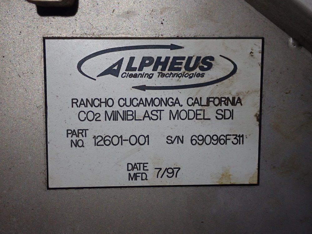 Alpheus 1997 Alpheus Sdi-5 Mini Blast Unit - Sdi-5