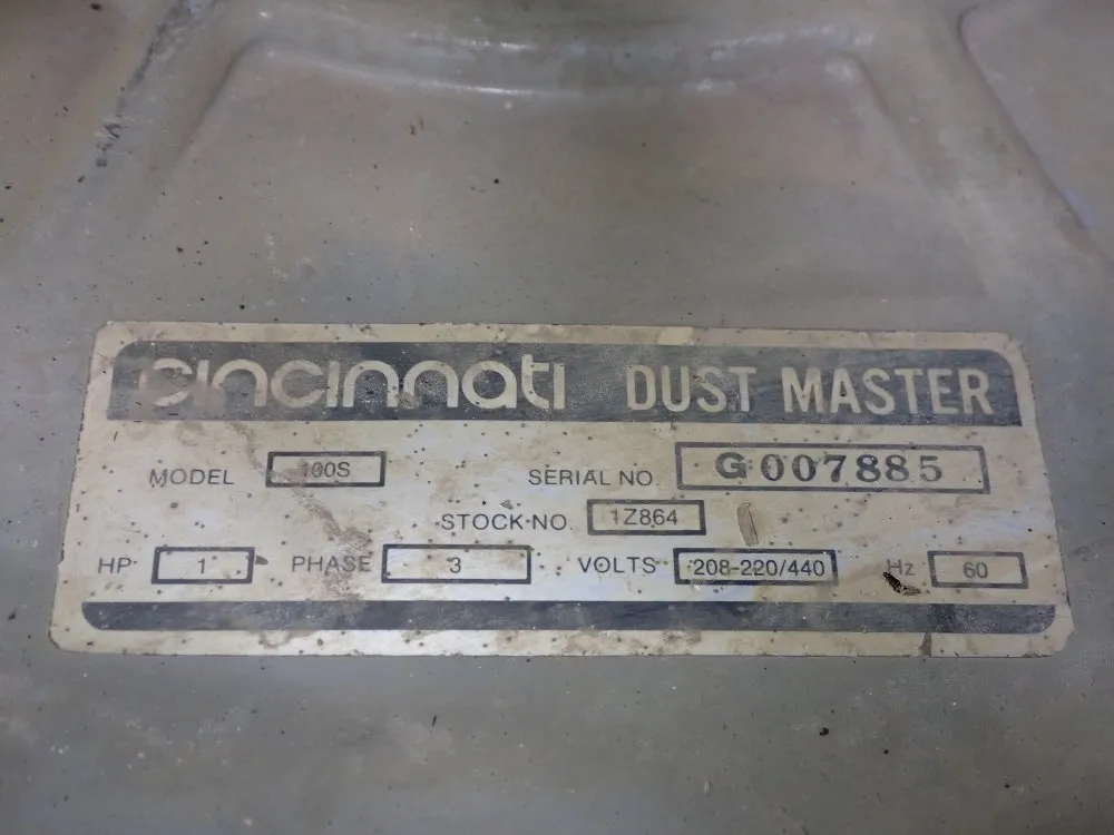 Cincinnati 1 Hp Dust Collector - 100s