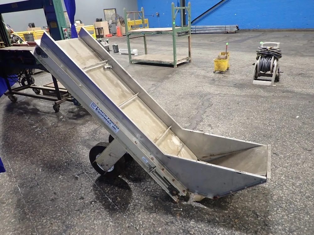 Plastic Process Equipment Incline Belt Conveyor