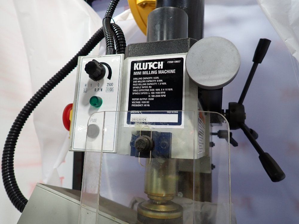 Klutch 4"x16" Table Vertical Mill - 49657