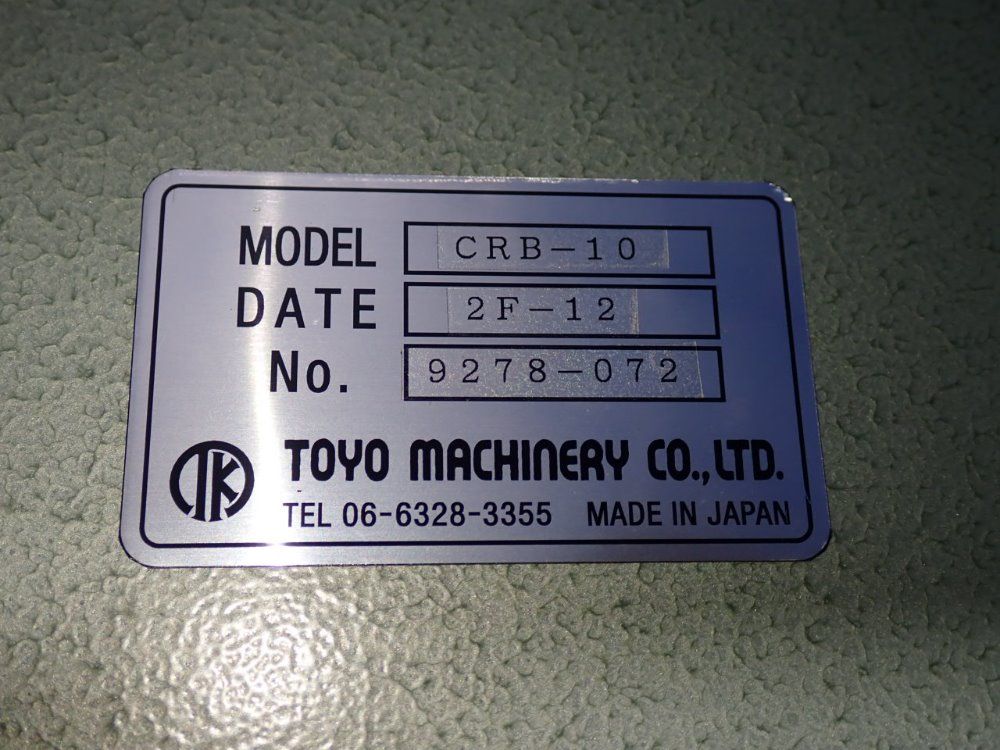 Toyo Machinery Control - Crb-10