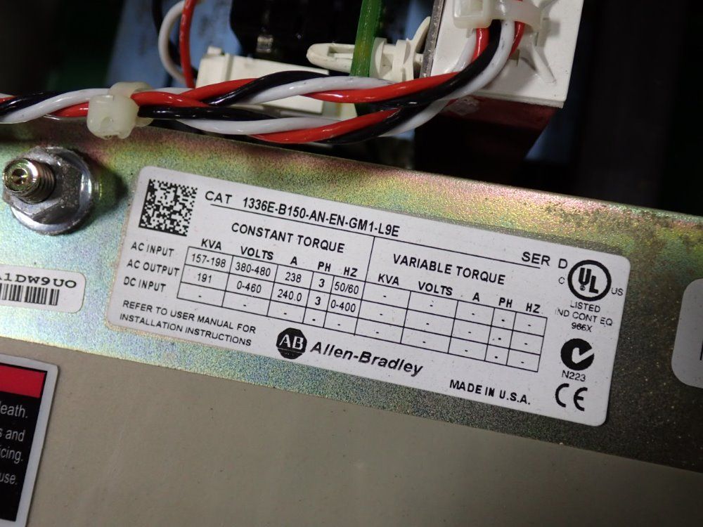 Allen Bradley Allen Bradley 1336eb150anengm1l9e Ac Drive