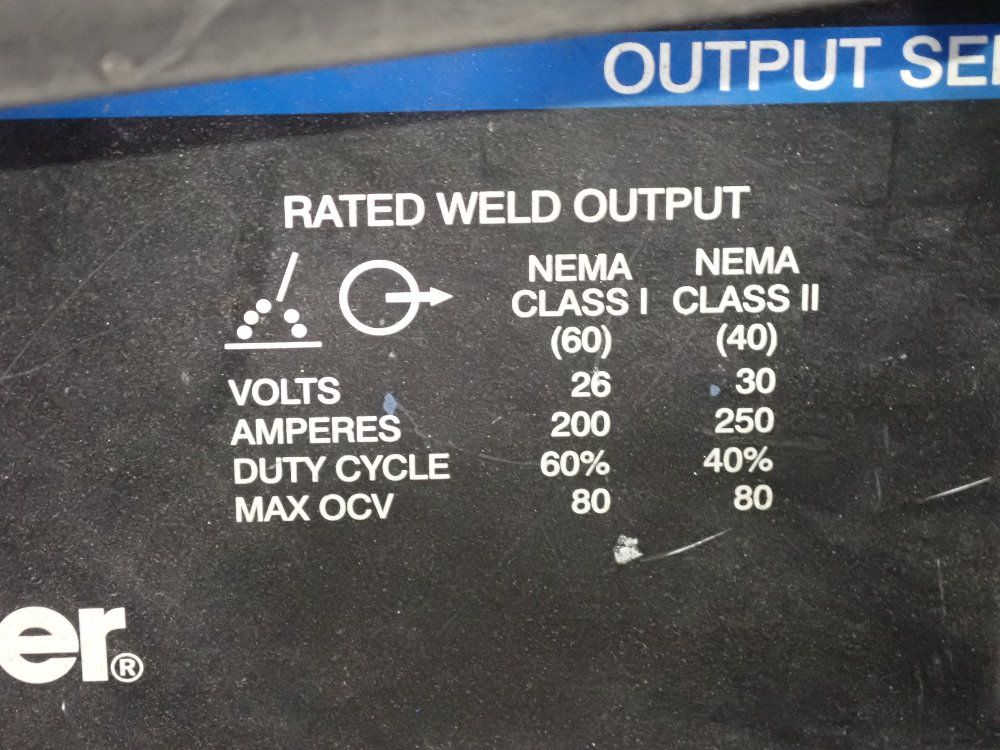 Miller 250 Amp Welder - Syncrowave 250