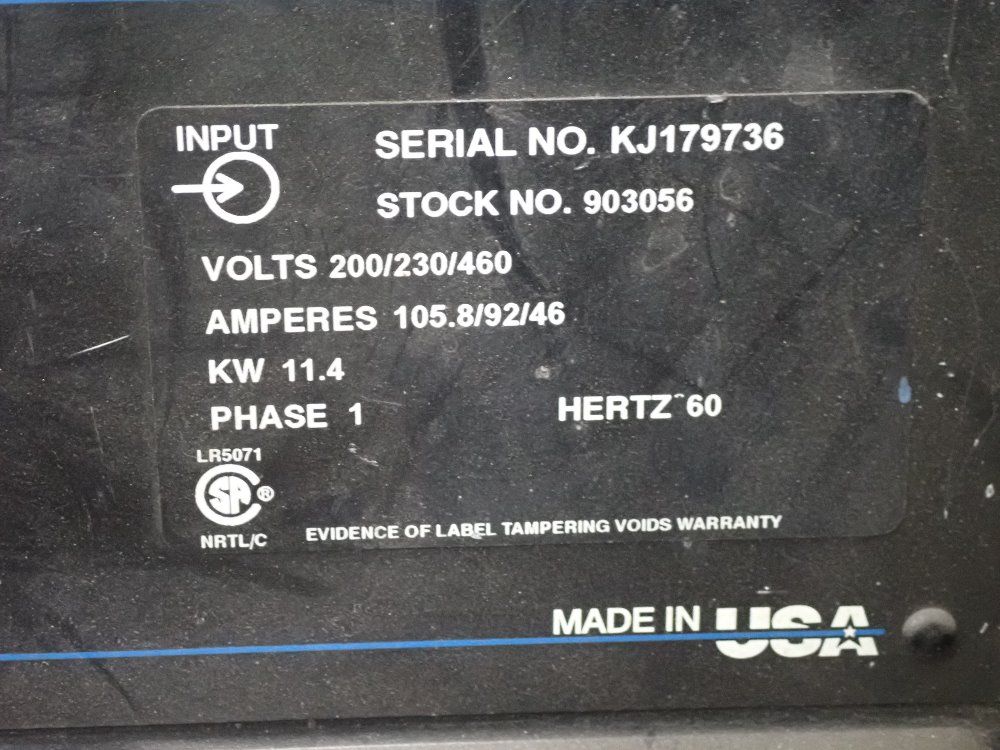 Miller 250 Amp Welder - Syncrowave 250