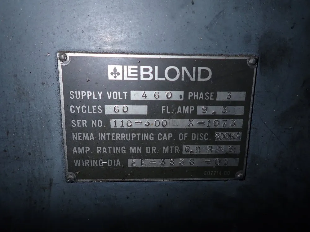 Leblond 9"x67" Lathe